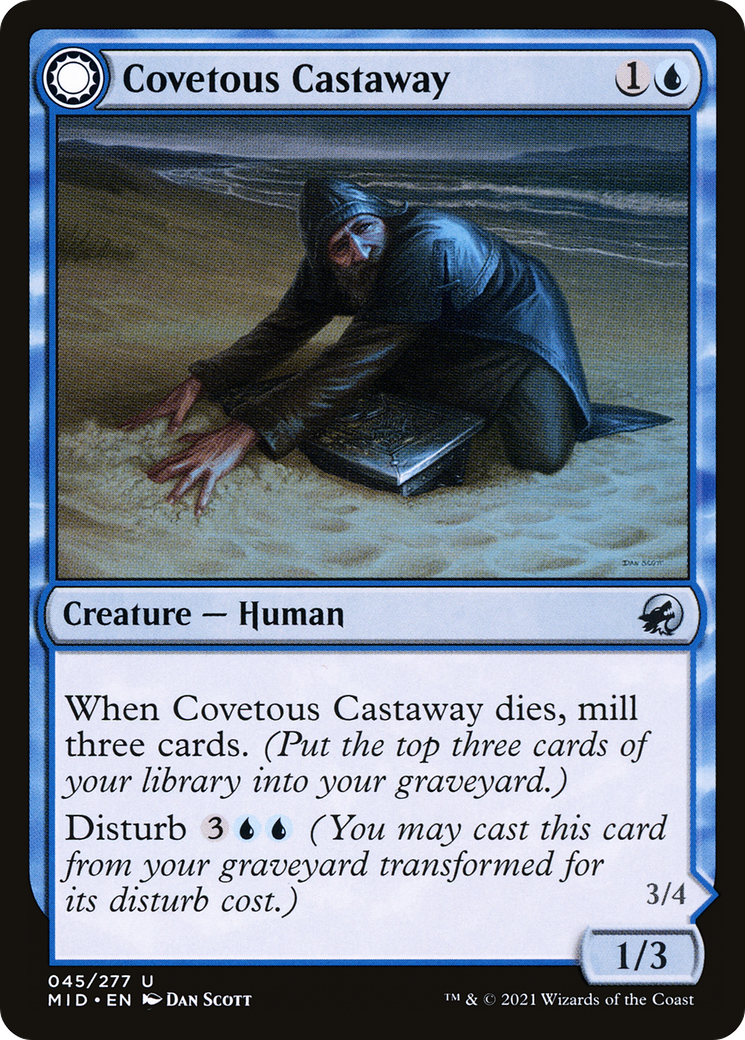 Covetous Castaway // Ghostly Castigator [Innistrad: Midnight Hunt]