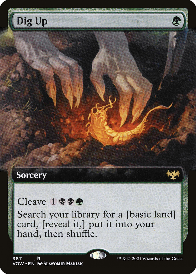 Dig Up (Extended Art) [Innistrad: Crimson Vow]