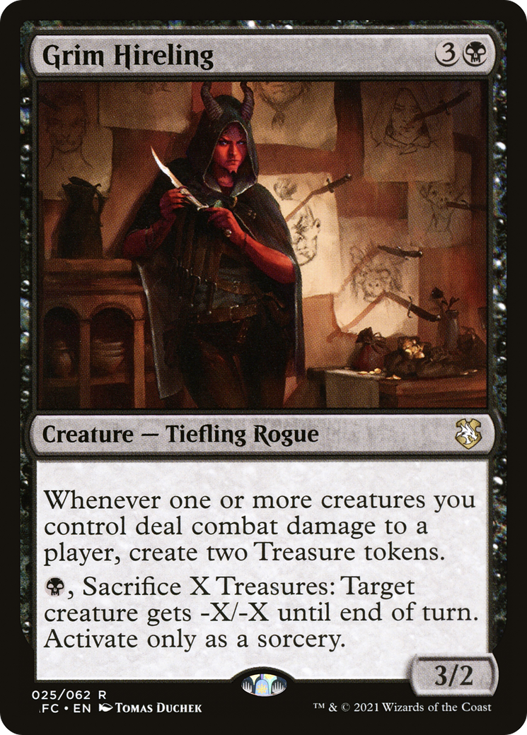 Grim Hireling [Dungeons & Dragons: Adventures in the Forgotten Realms Commander]