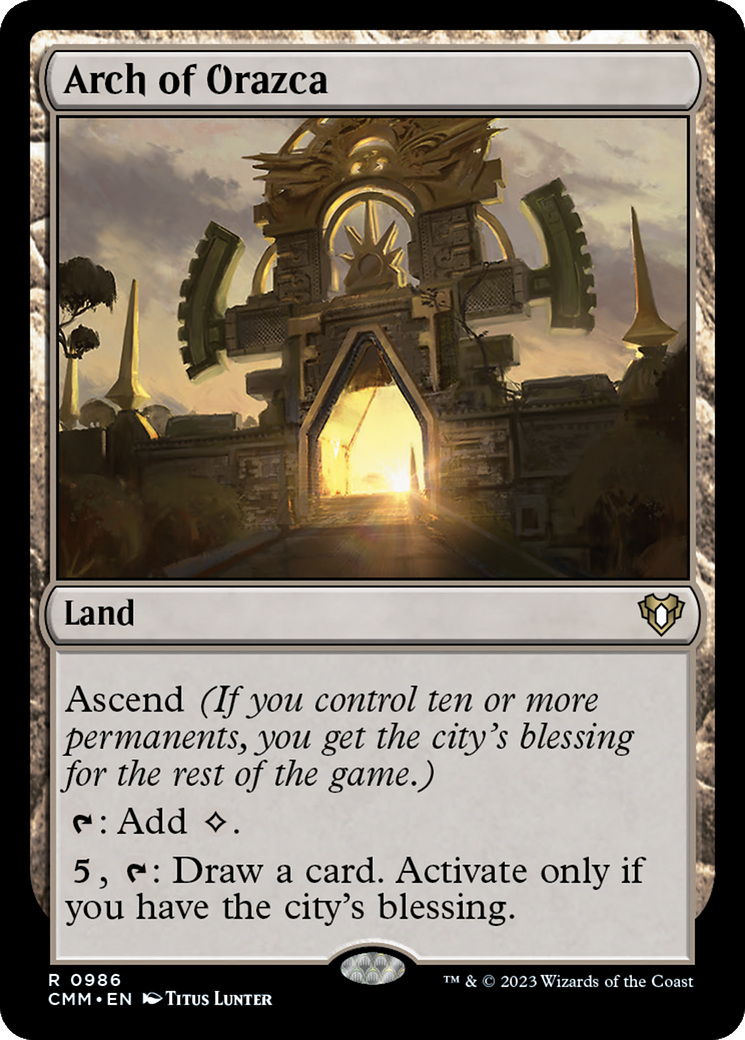 Arch of Orazca [Commander Masters]