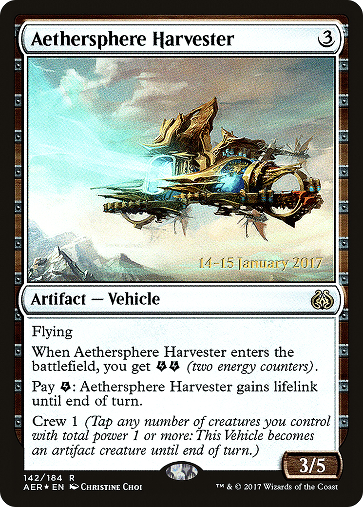 Aethersphere Harvester [Aether Revolt Prerelease Promos]