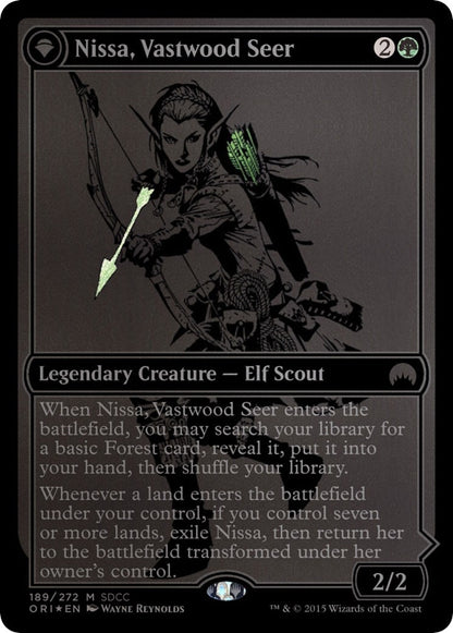 Nissa, Vastwood Seer (SDCC 2015 Exclusive) (189) (MEDIA)
