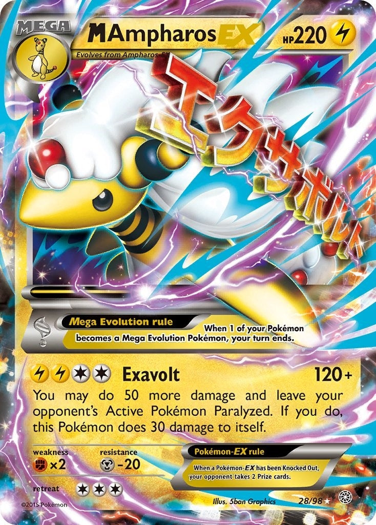 M Ampharos EX (28/98) (AOR)