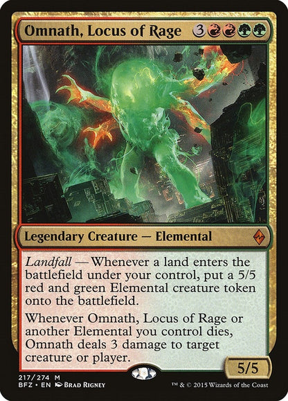 Omnath, Locus of Rage (217) (BFZ)