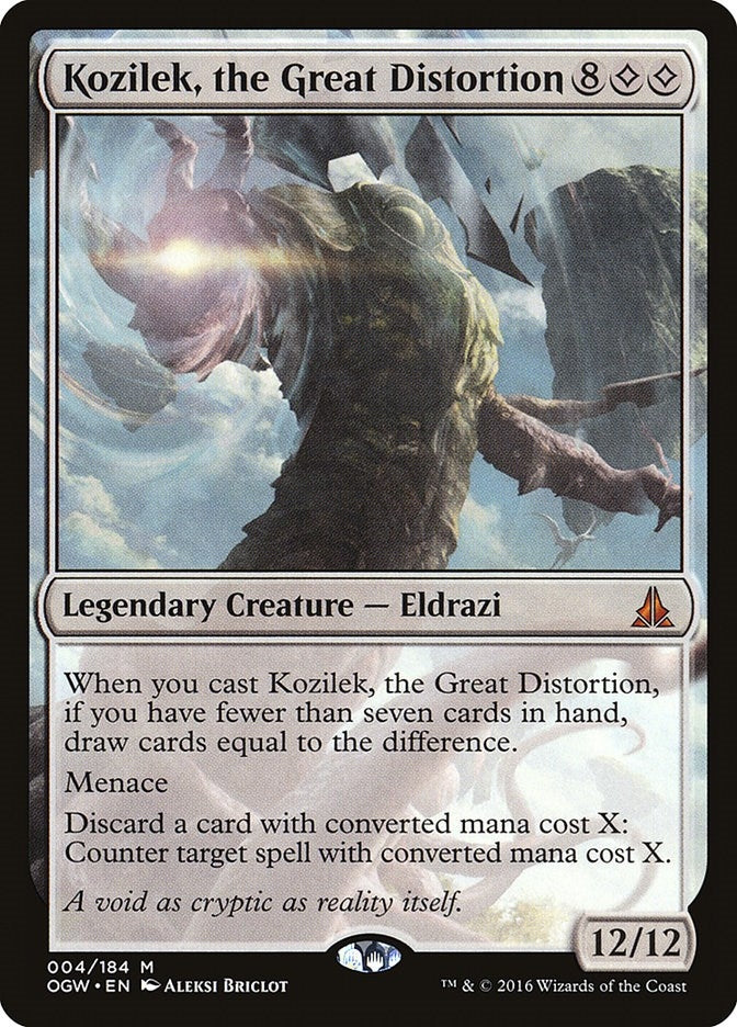 Kozilek, the Great Distortion (4) (OGW)