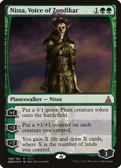 Nissa, Voice of Zendikar (SDCC 2016 Exclusive) (138) (MEDIA)