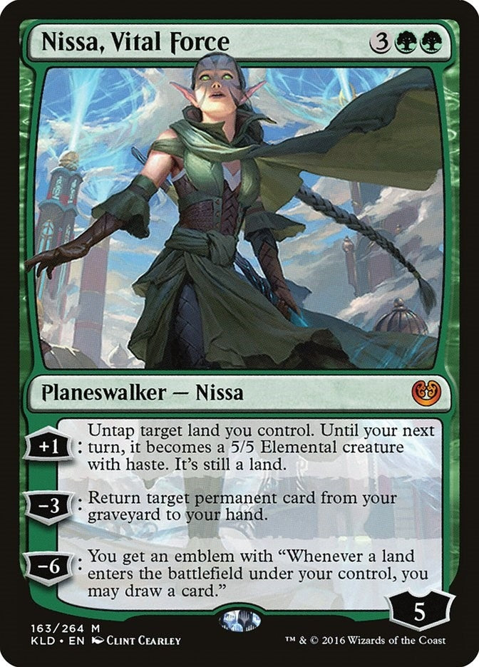 Nissa, Vital Force (163) (KLD)