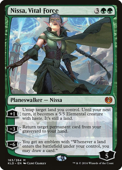 Nissa, Vital Force (163) (KLD)
