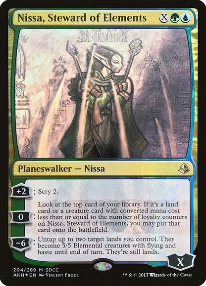 Nissa, Steward of Elements (SDCC 2017 Exclusive) (204) (MEDIA)