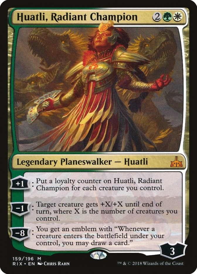 Huatli, Radiant Champion (159) (RIX)