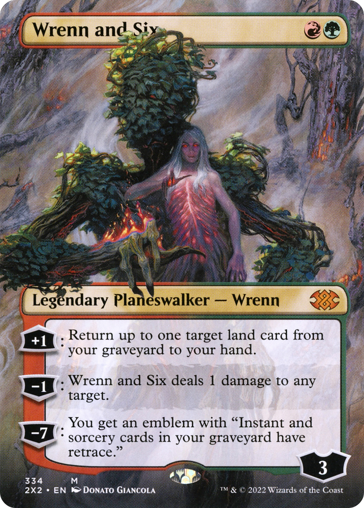 Wrenn and Six (Borderless) [Double Masters 2022]