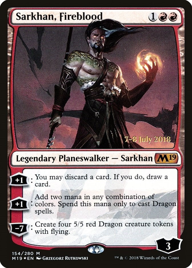 Sarkhan, Fireblood (154) (PRE)