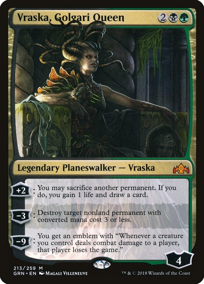 Vraska, Golgari Queen (213) (GRN)