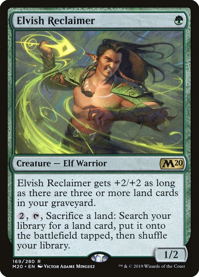 Elvish Reclaimer (169) (M20)