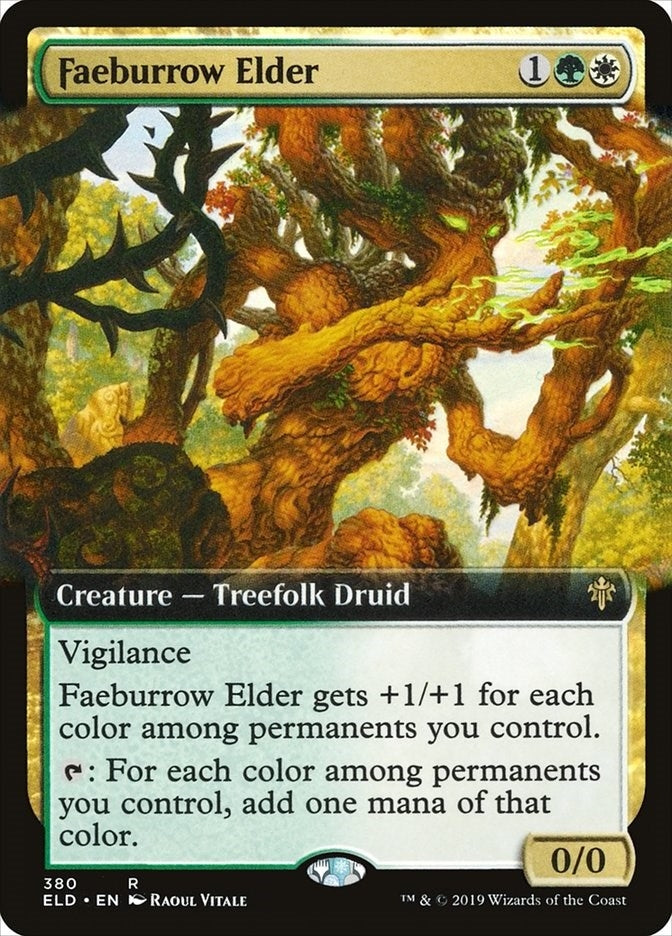 Faeburrow Elder (Extended Art) (380) (ELD)
