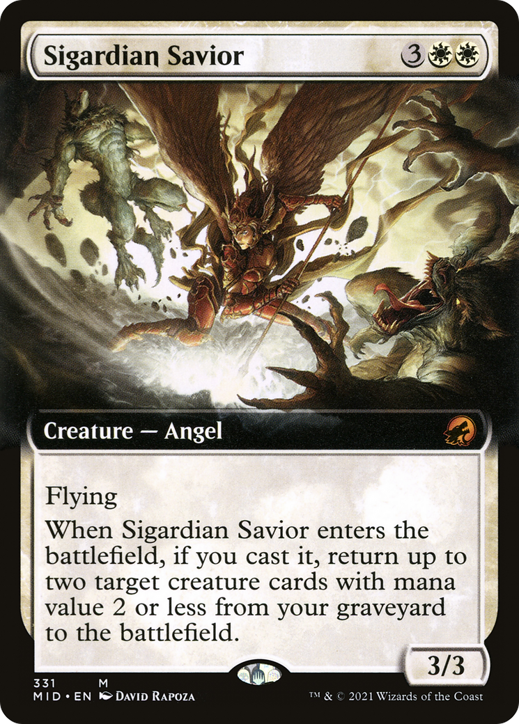 Sigardian Savior (Extended Art) [Innistrad: Midnight Hunt]