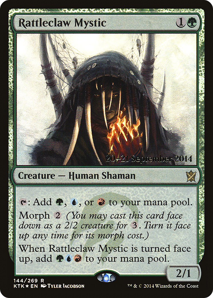 Rattleclaw Mystic [Khans of Tarkir Prerelease Promos]