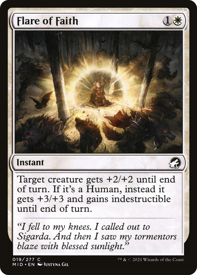 Flare of Faith [Innistrad: Midnight Hunt]