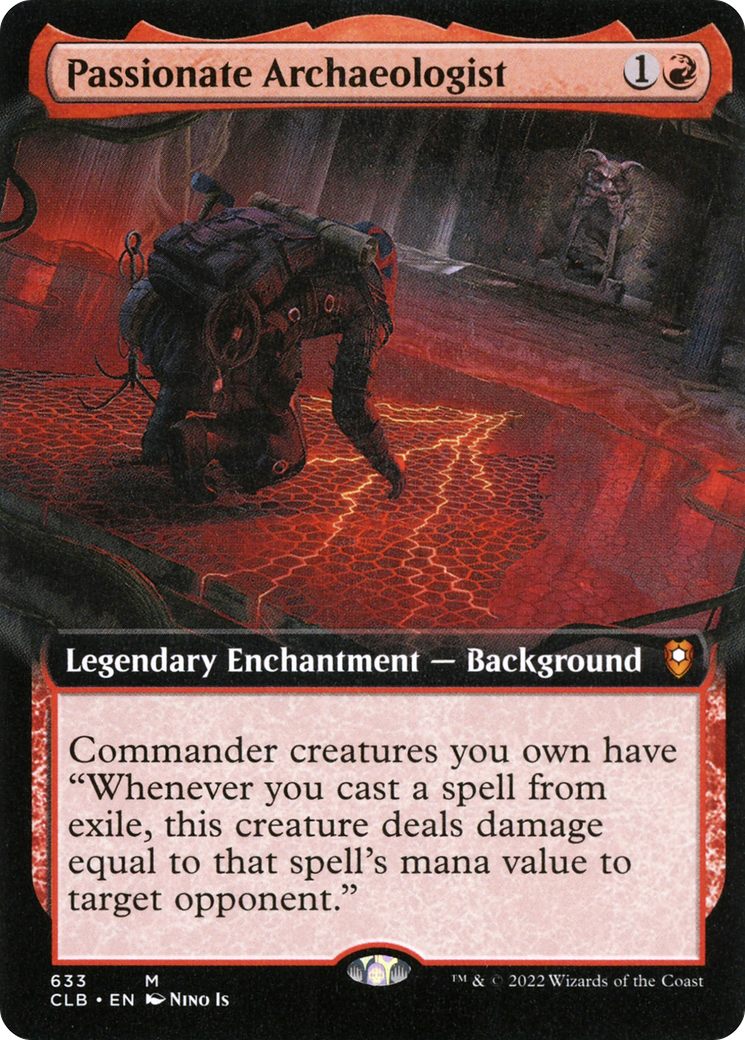 Passionate Archaeologist (Extended Art) [Commander Legends: Battle for Baldur's Gate]