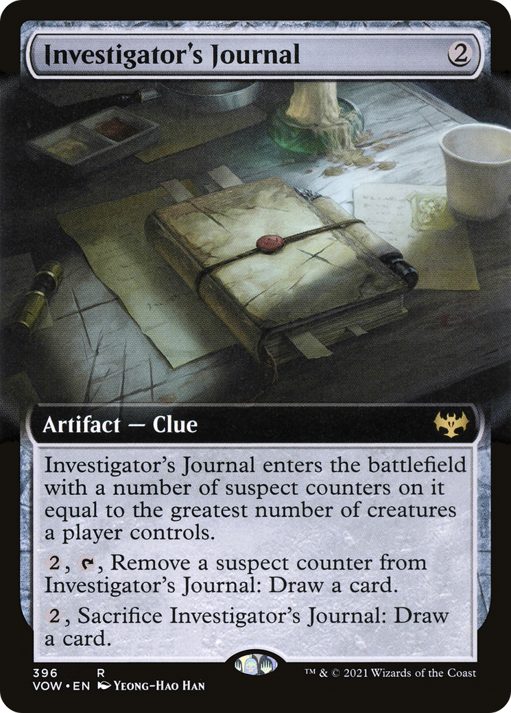 Investigator's Journal (Extended Art) [Innistrad: Crimson Vow]