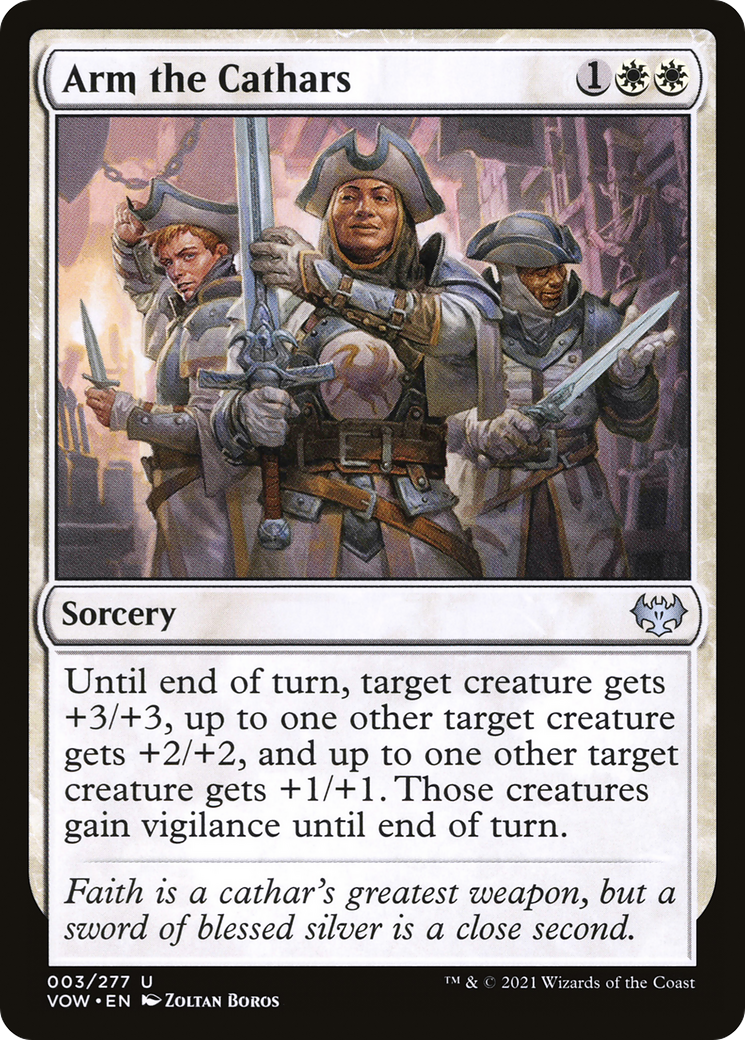 Arm the Cathars [Innistrad: Crimson Vow]