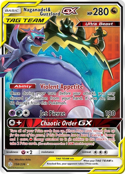 Naganadel & Guzzlord GX (158/236) (SM12)
