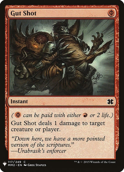 Gut Shot (117) (LIST)