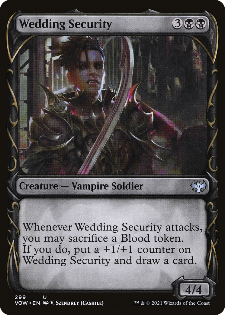 Wedding Security (Showcase Fang Frame) [Innistrad: Crimson Vow]