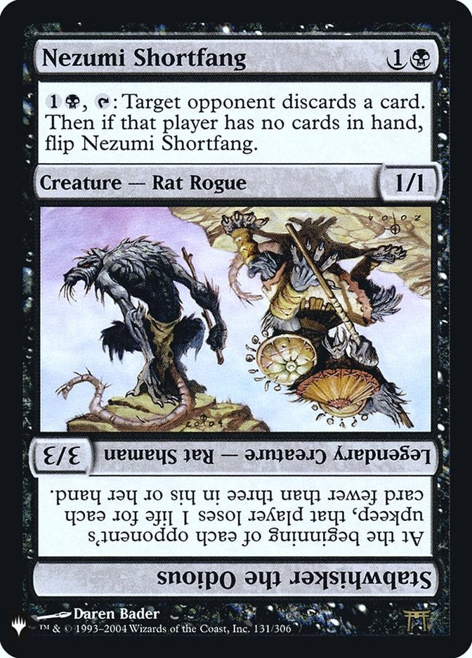 Nezumi Shortfang // Stabwhisker the Odious (131) (LIST)