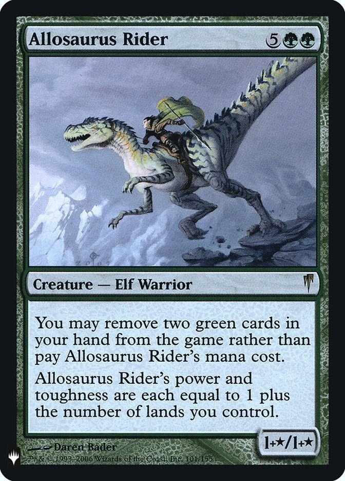 Allosaurus Rider (101) (LIST)