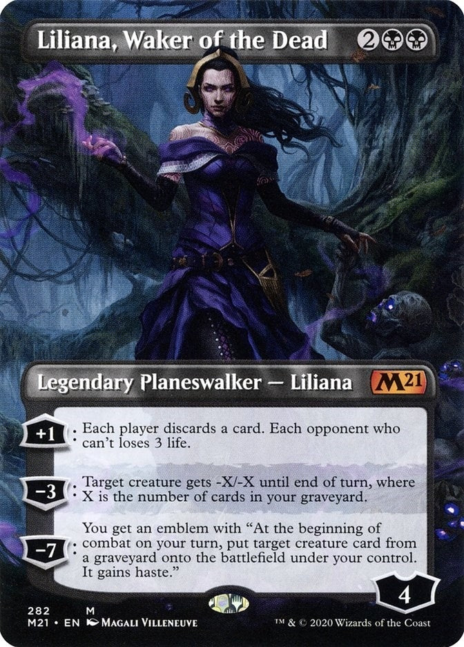 Liliana, Waker of the Dead (Borderless) (282) (M21)