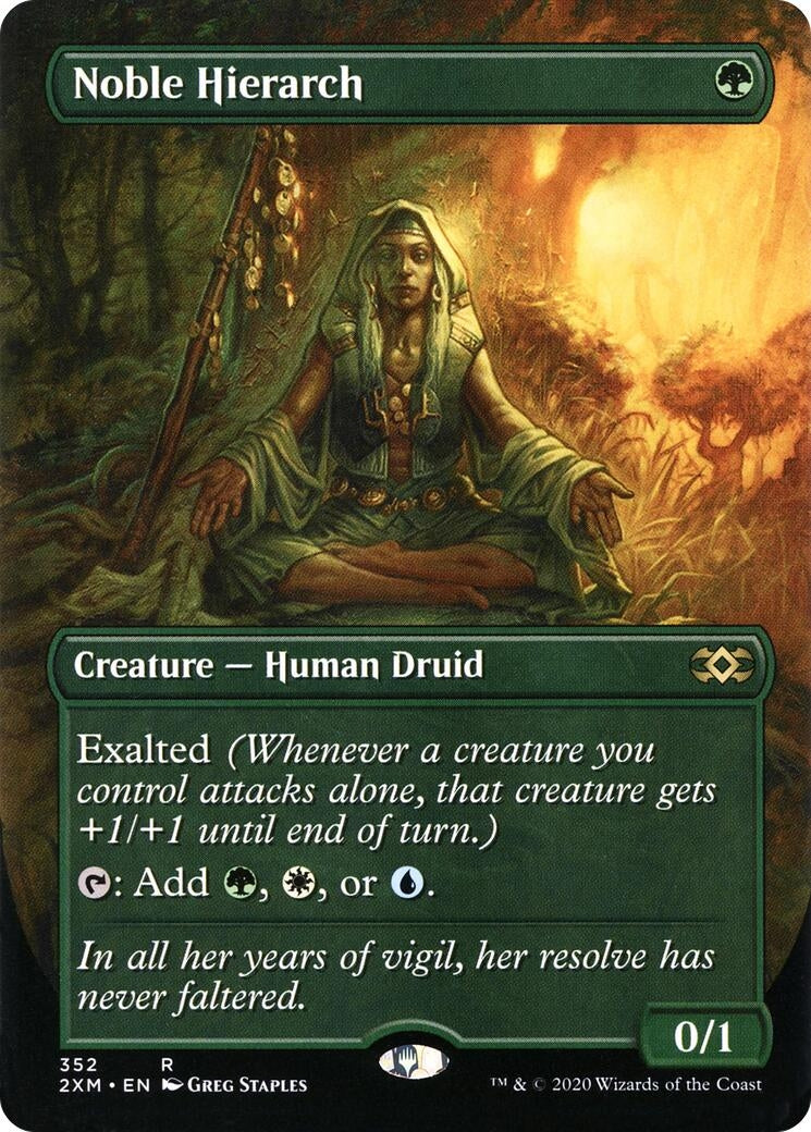 Noble Hierarch (Borderless) (352) (2XM)
