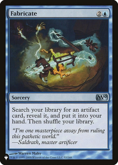 Fabricate (52/249) (LIST)