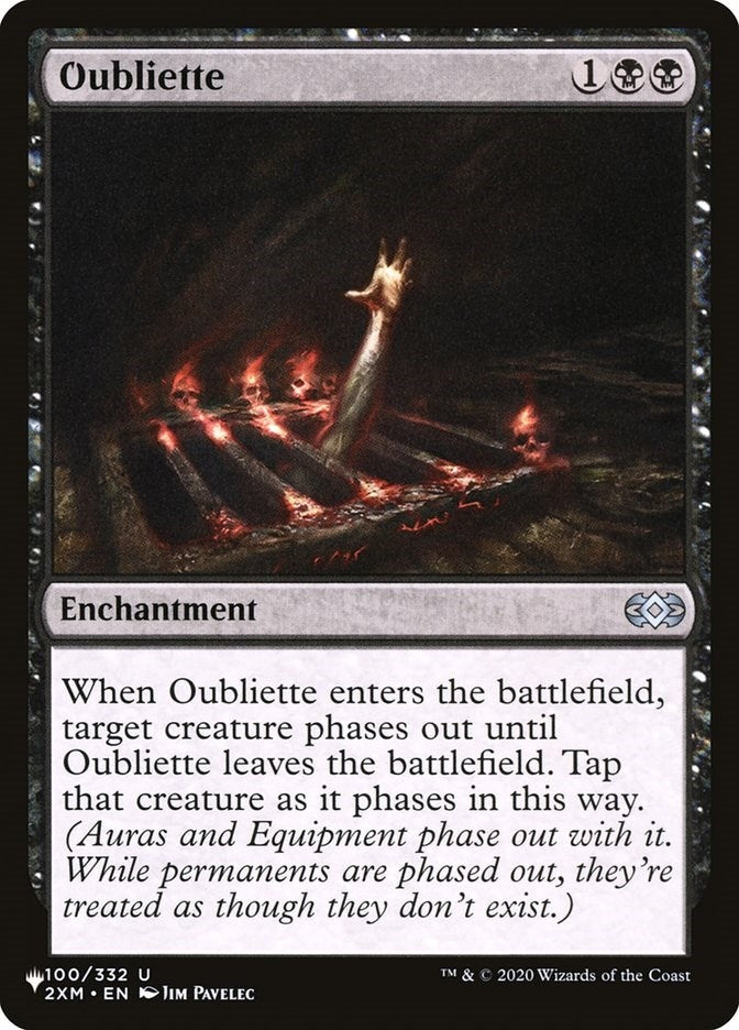 Oubliette (100/332) (LIST)