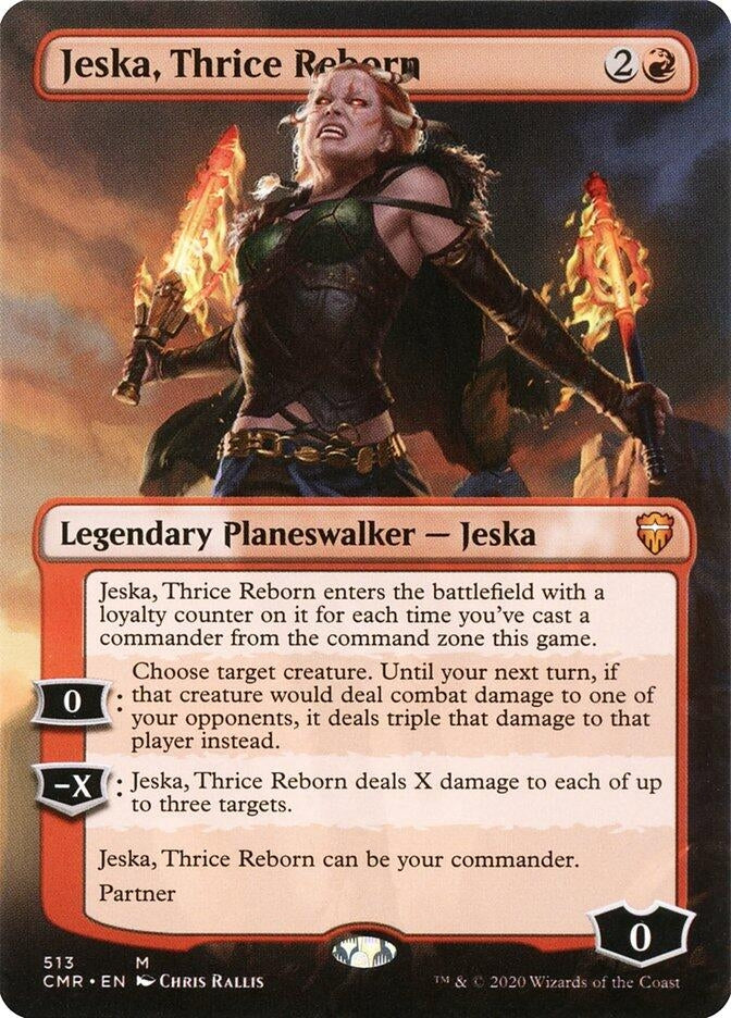 Jeska, Thrice Reborn (Borderless) (513) (CMR)