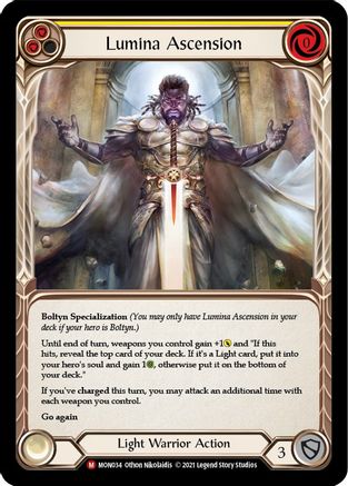 Lumina Ascension [MON034] (Monarch)  1st Edition Normal