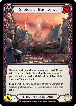 Shadow of Blasmophet [MON125] (Monarch)  1st Edition Normal