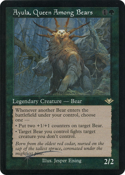 Ayula, Queen Among Bears (Retro Frame) (Foil Etched) (19) (MH1)