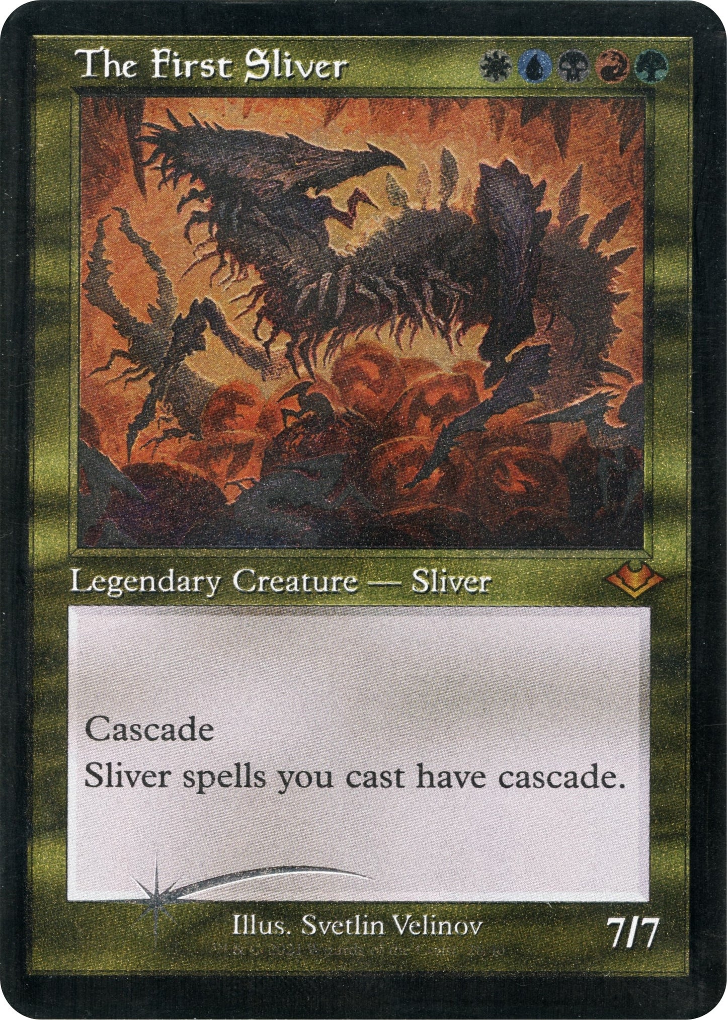 The First Sliver (Retro Frame) (Foil Etched) (26) (MH1)