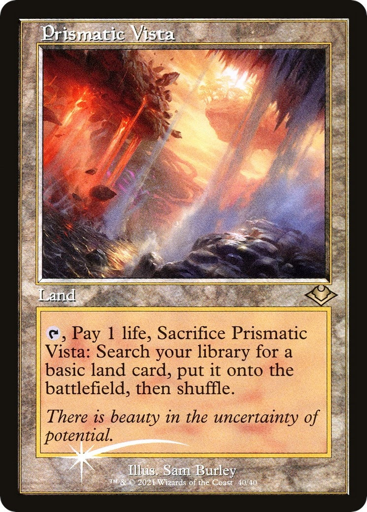 Prismatic Vista (Retro Frame) (40) (MH1)