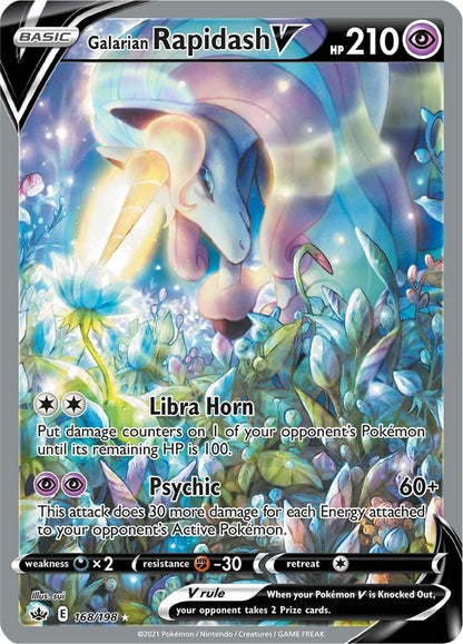 Galarian Rapidash V (Alternate Full Art) (168/198) (SWSH06)