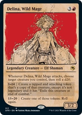 Delina, Wild Mage (Showcase) (317) (AFR)