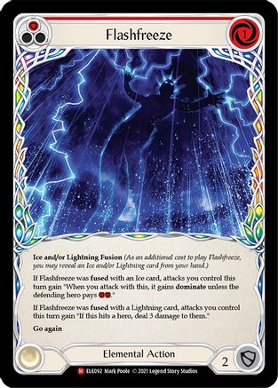 Flashfreeze [ELE092] (Tales of Aria)  1st Edition Normal