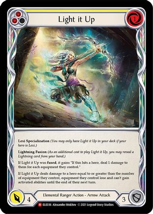 Light it Up [U-ELE036] (Tales of Aria Unlimited)  Unlimited Rainbow Foil