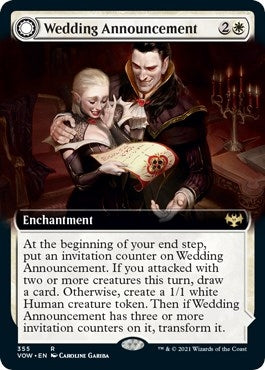Wedding Announcement (Extended Art) (355) (VOW)
