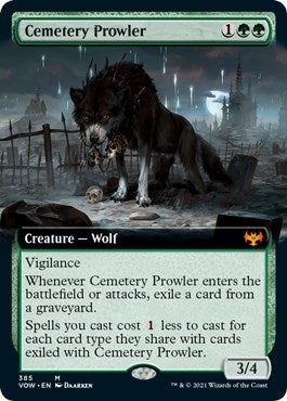 Cemetery Prowler (Extended Art) (385) (VOW)