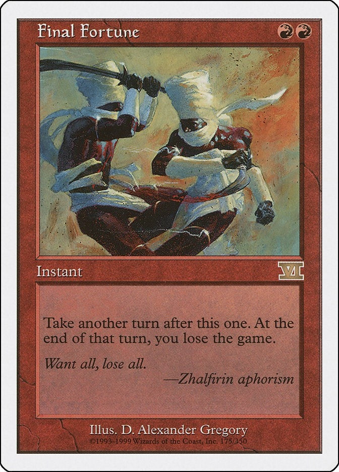 Final Fortune (175) (6ED)