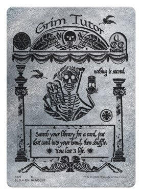 Grim Tutor (Silver Laminate) (365) (SLD)