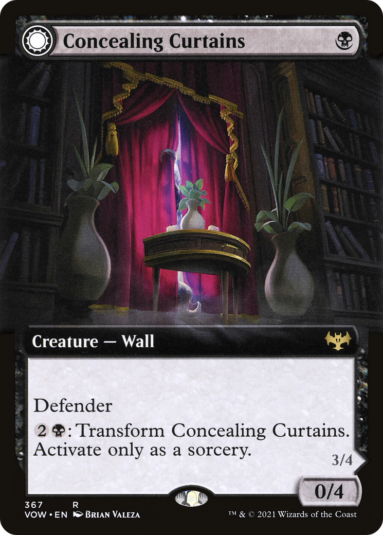 Concealing Curtains // Revealing Eye (Extended Art) [Innistrad: Crimson Vow]