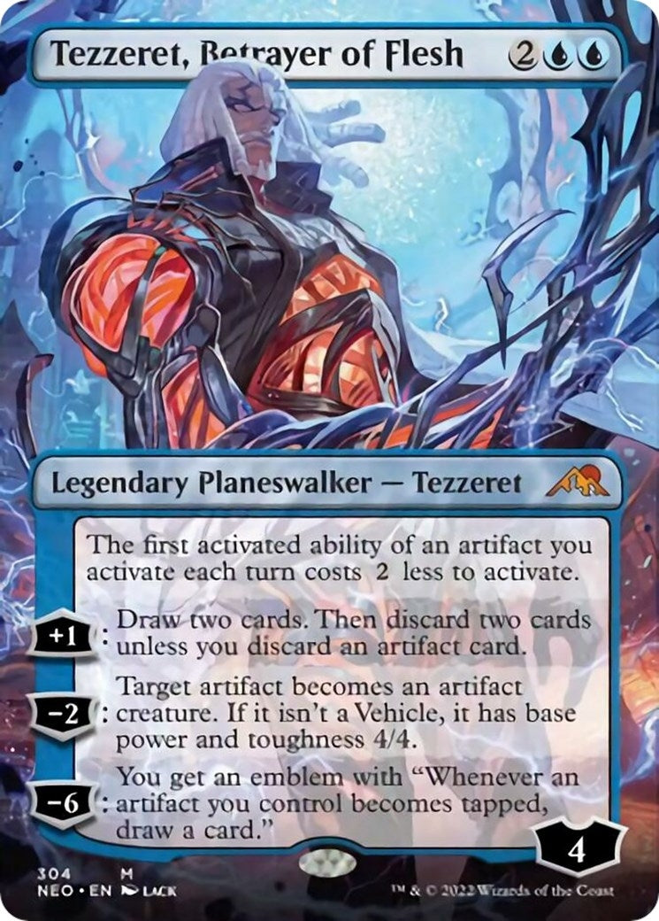 Tezzeret, Betrayer of Flesh (Borderless) (304) (NEO)